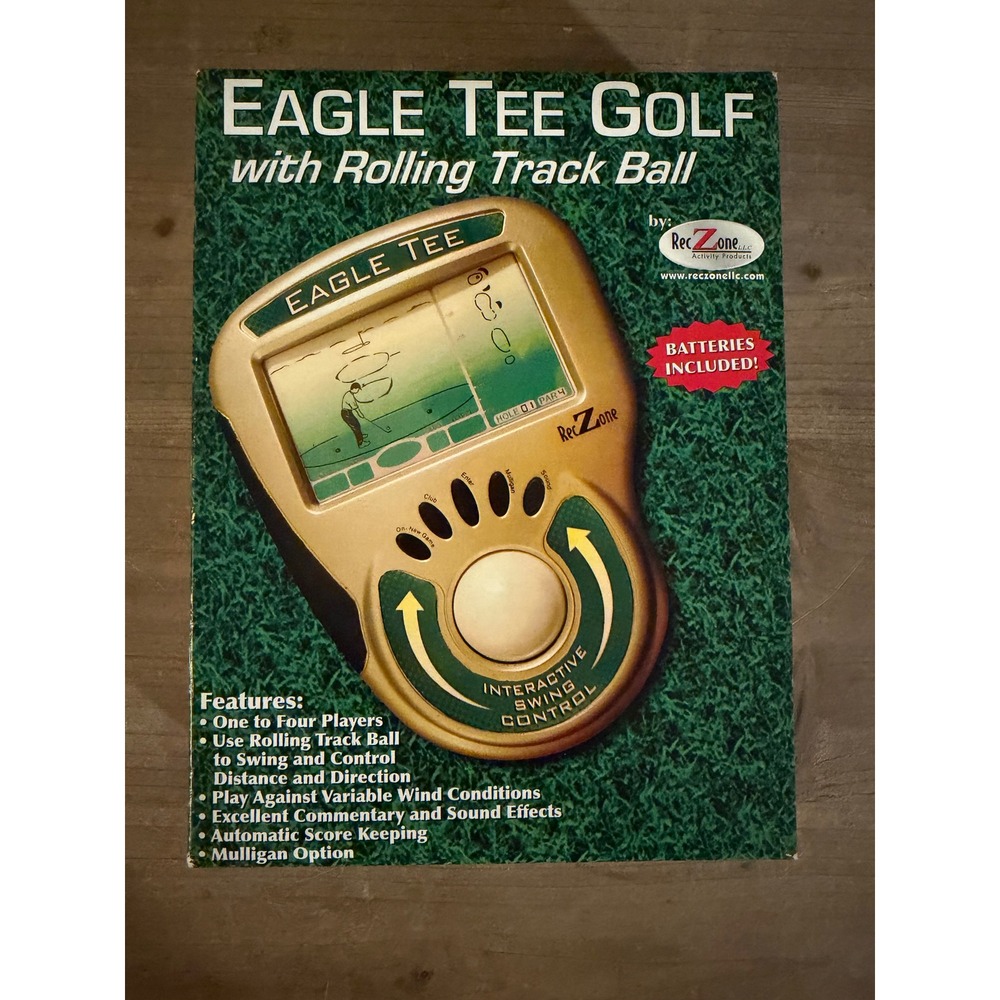RecZone Eagle Tee Golf Rolling Track Ball Interactive Swing Control Game Ages 8+